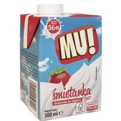 Cream UHT 30 %, MU, 500 ml